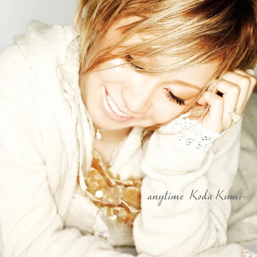 Album cover art for "​anytime" by 倖田來未 (Kumi Koda)