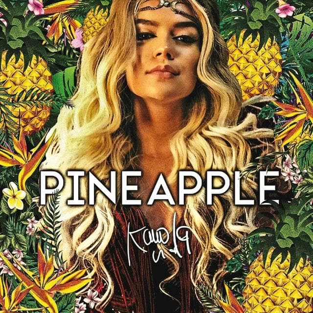 Album cover art for "Pineapple" by KAROL G