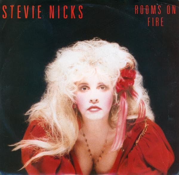 Album cover art for "Rooms on Fire" by Stevie Nicks