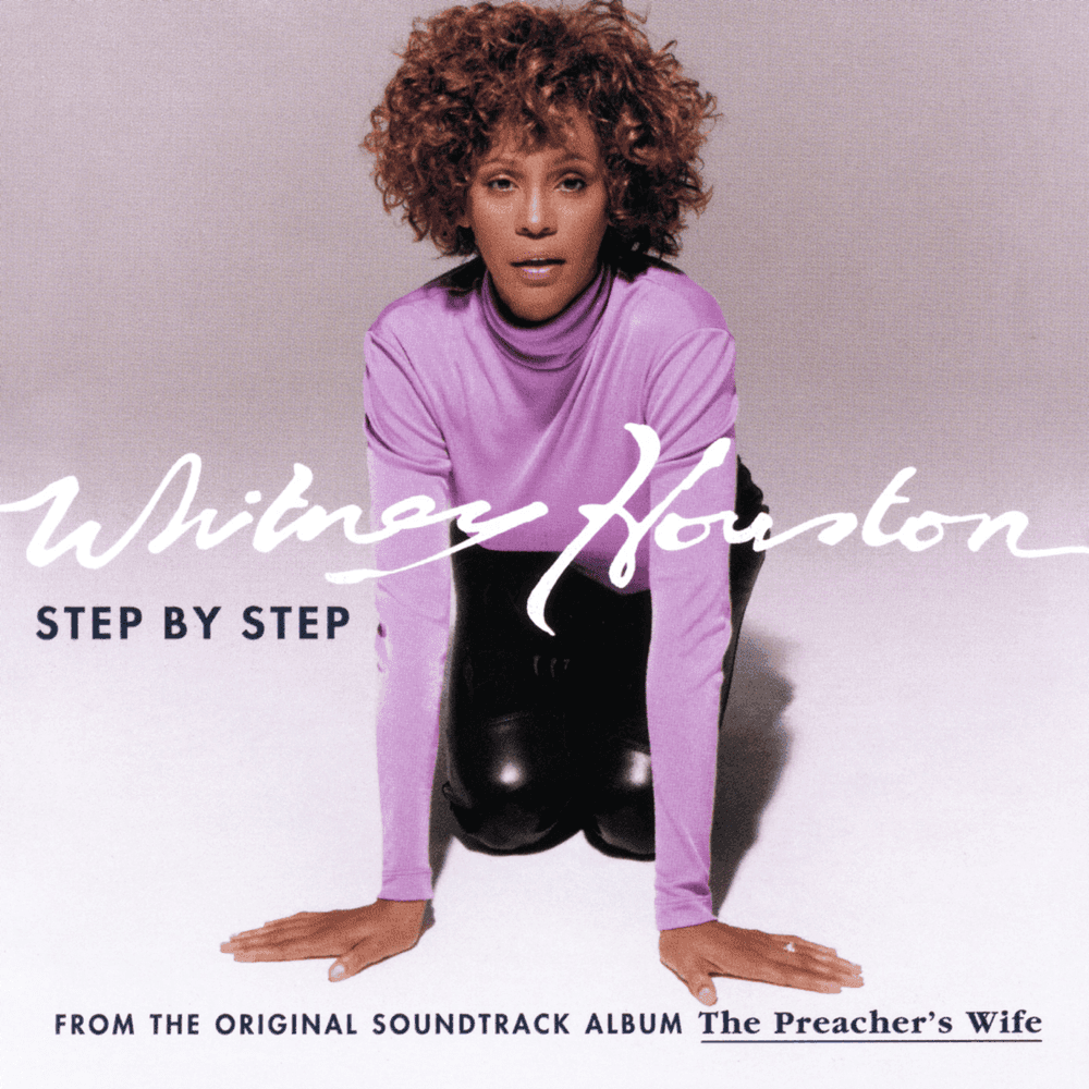 Album cover art for "Step By Step (Junior Vasquez Tribal X Beats)" by Whitney Houston