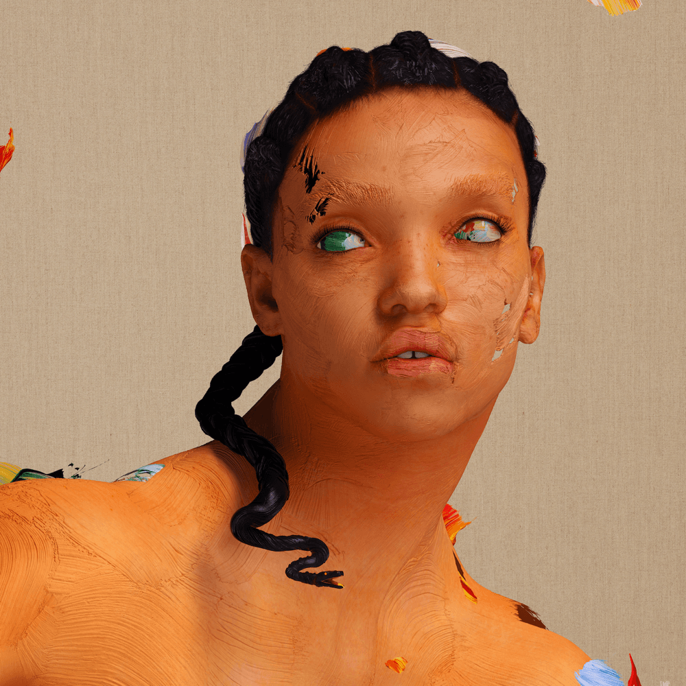 Album cover art for "​fallen alien" by FKA twigs