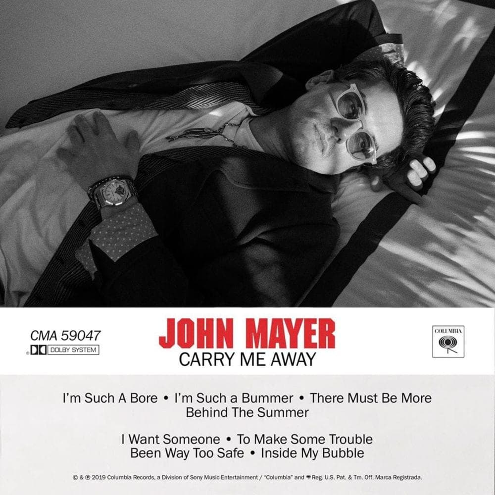Album cover art for "Carry Me Away" by John Mayer