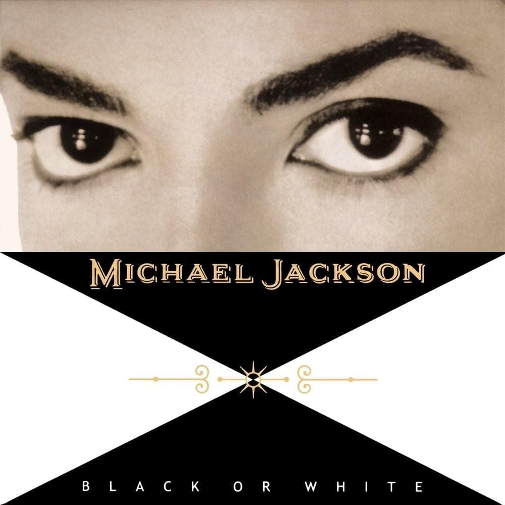 Album cover art for "Black Or White (Instrumental)" by Michael Jackson
