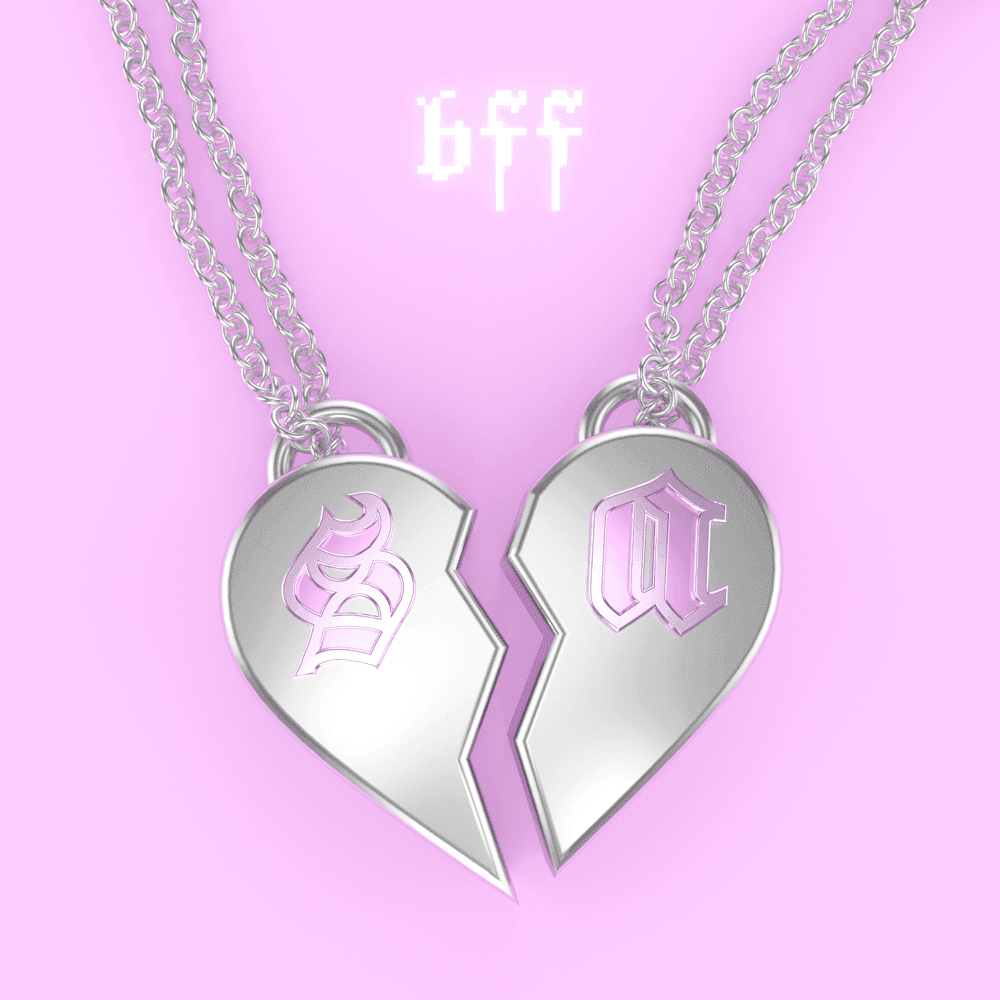 Album cover art for "BFF" by Slayyyter & Ayesha Erotica