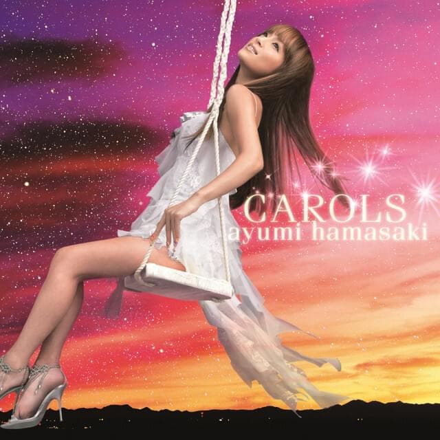 Album cover art for "CAROLS" by 浜崎あゆみ (Ayumi Hamasaki)