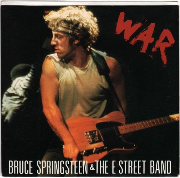Album cover art for "War" by Bruce Springsteen