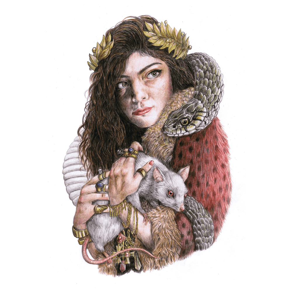 Album cover art for "Bravado" by Lorde
