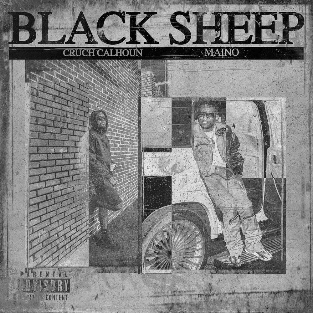 Album cover art for "Black Sheep" by Cruch Calhoun & Maino