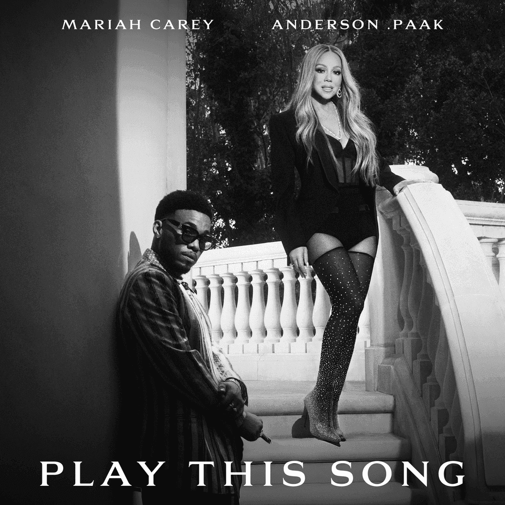 Album cover art for "Play This Song" by Mariah Carey & Anderson .Paak