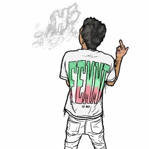 Album cover art for "JIMMI HENDRIX" by 5unna