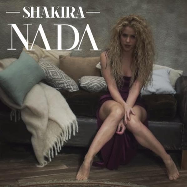 Album cover art for "Nada" by Shakira