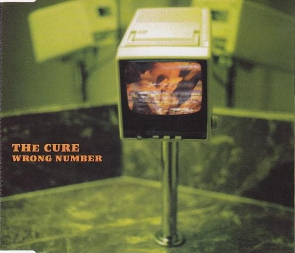 Album cover art for "Wrong Number" by The Cure