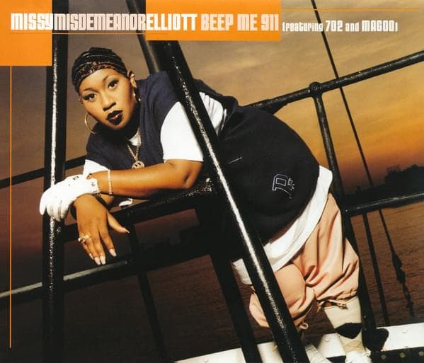 Album cover art for "Beep Me 911" by Missy Elliott & 702 & Magoo