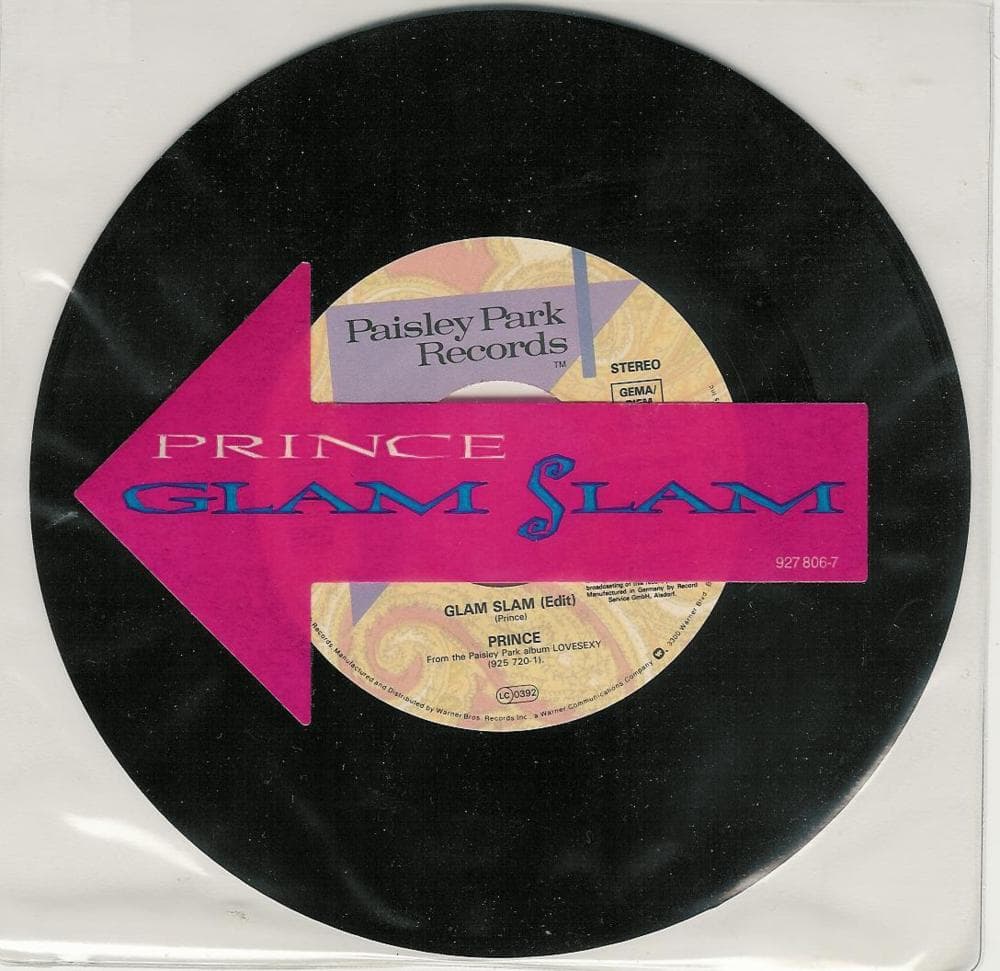 Album cover art for "Glam Slam" by Prince