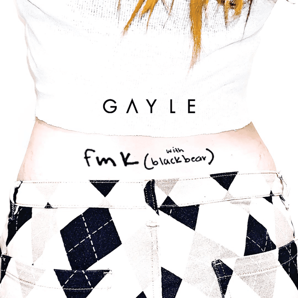 Album cover art for "fmk" by GAYLE