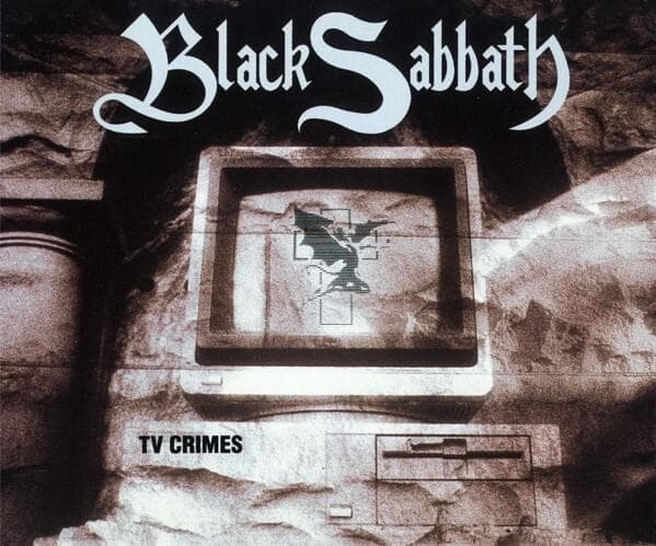 Album cover art for "TV Crimes" by Black Sabbath