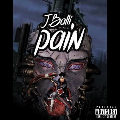Album cover art for "Pain" by J Balli