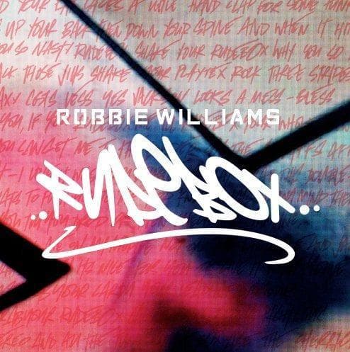 Album cover art for "Rudebox" by Robbie Williams & Marsha Thomason & Charmaine Baines