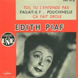Album cover art for "Polichinelle" by Édith Piaf