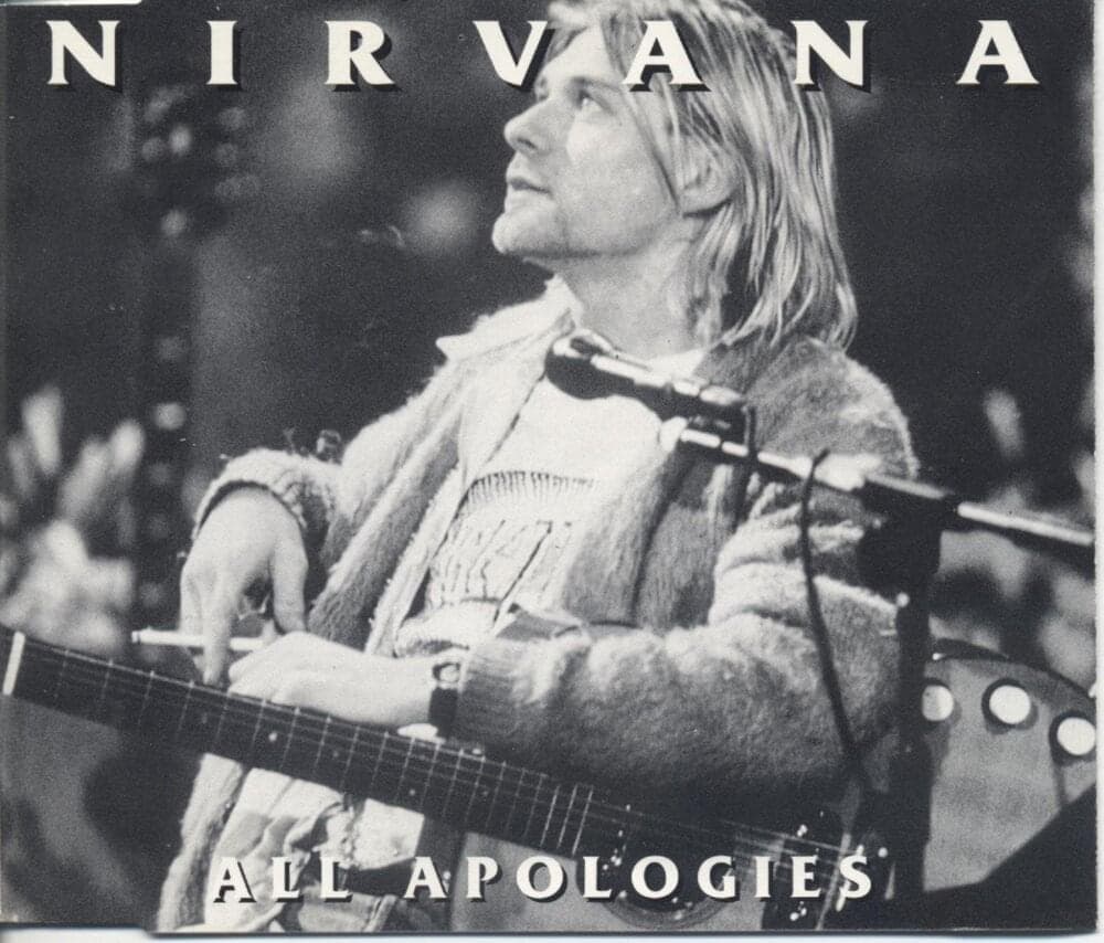 Album cover art for "All Apologies (Live Acoustic)" by Nirvana