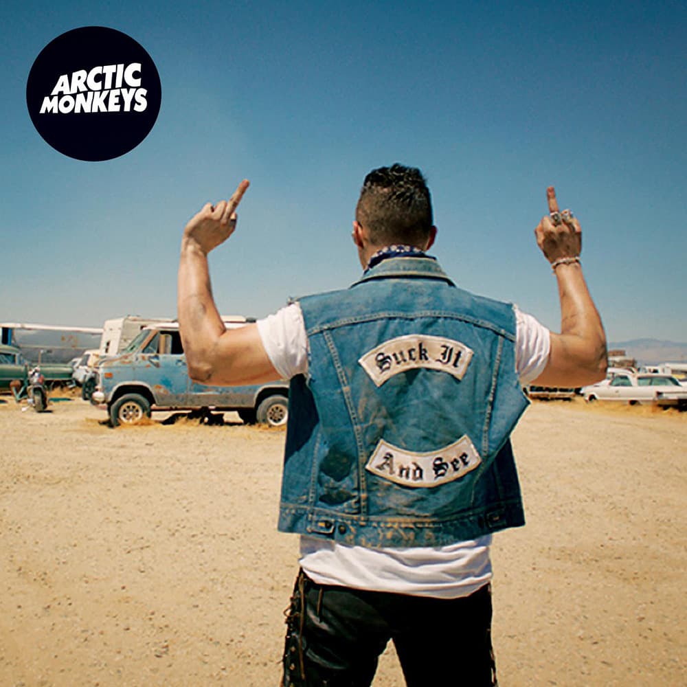 Album cover art for "Suck It and See" by Arctic Monkeys