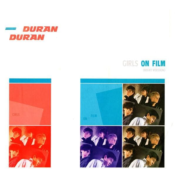 Album cover art for "Girls on Film (Night Version)" by Duran Duran