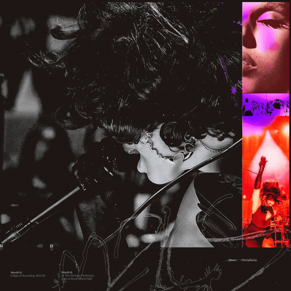 Album cover art for "Worth It. (Live at the Royal Albert Hall)" by RAYE