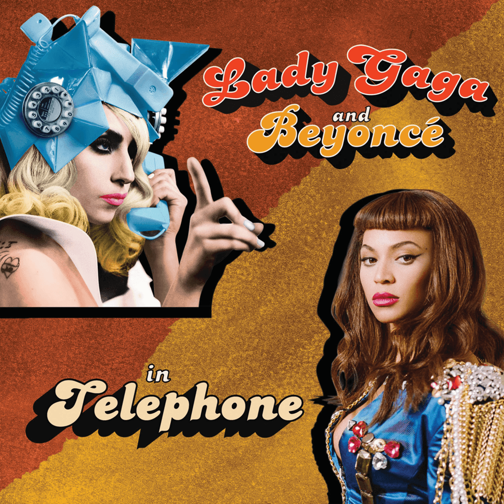 Album cover art for "Telephone" by Lady Gaga & Beyoncé
