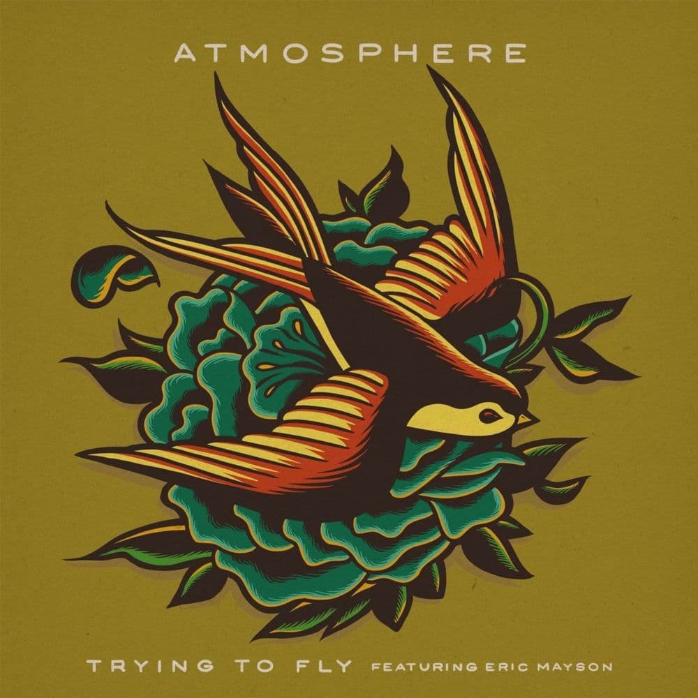Album cover art for "Trying to Fly" by Atmosphere & Eric Mayson