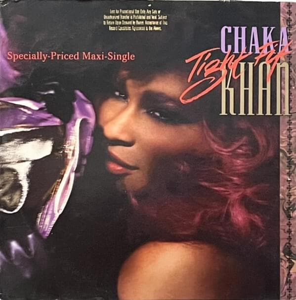 Album cover art for "Tight Fit" by Chaka Khan
