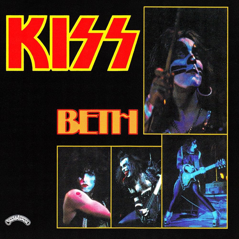 Album cover art for "Beth" by KISS