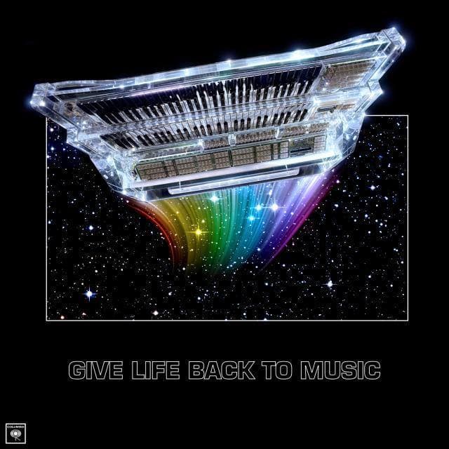 Album cover art for "Give Life Back to Music" by Daft Punk