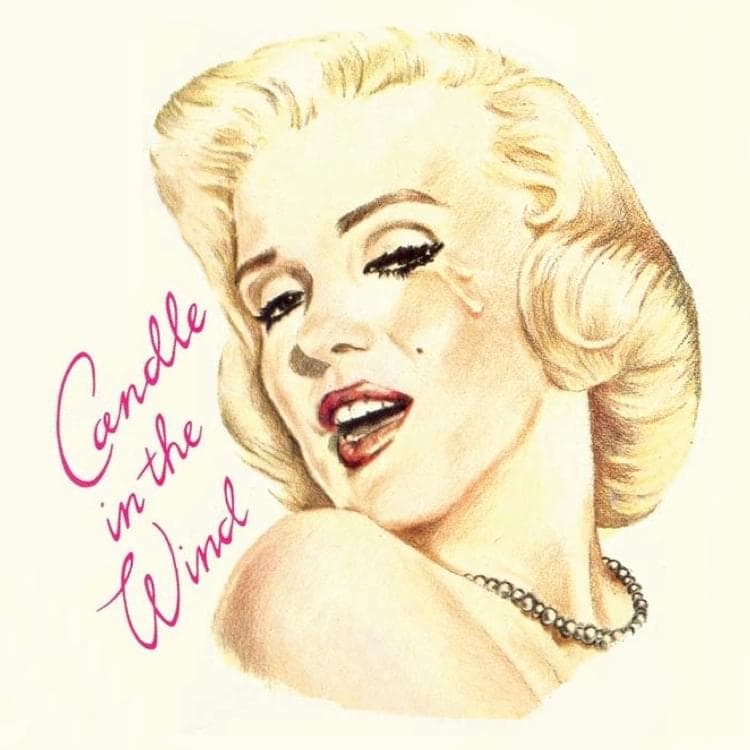 Album cover art for "Candle in the Wind" by Elton John