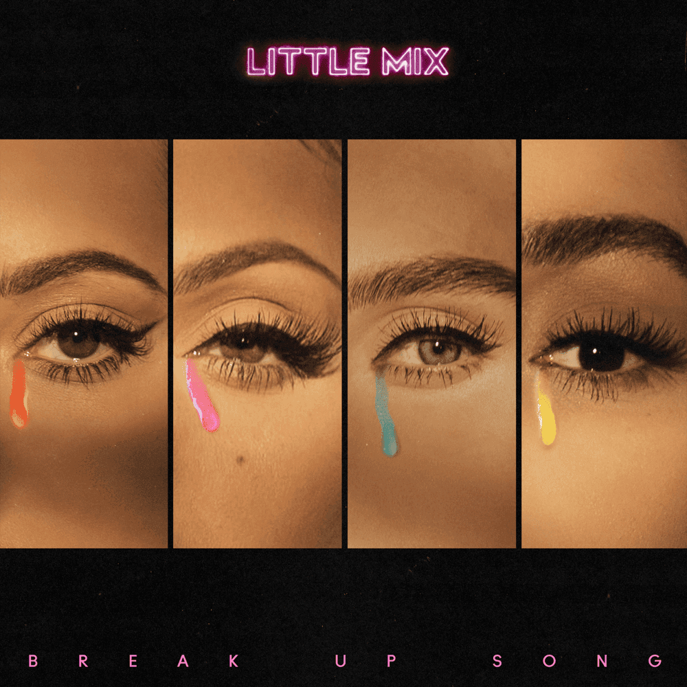 Album cover art for "Break Up Song" by Little Mix