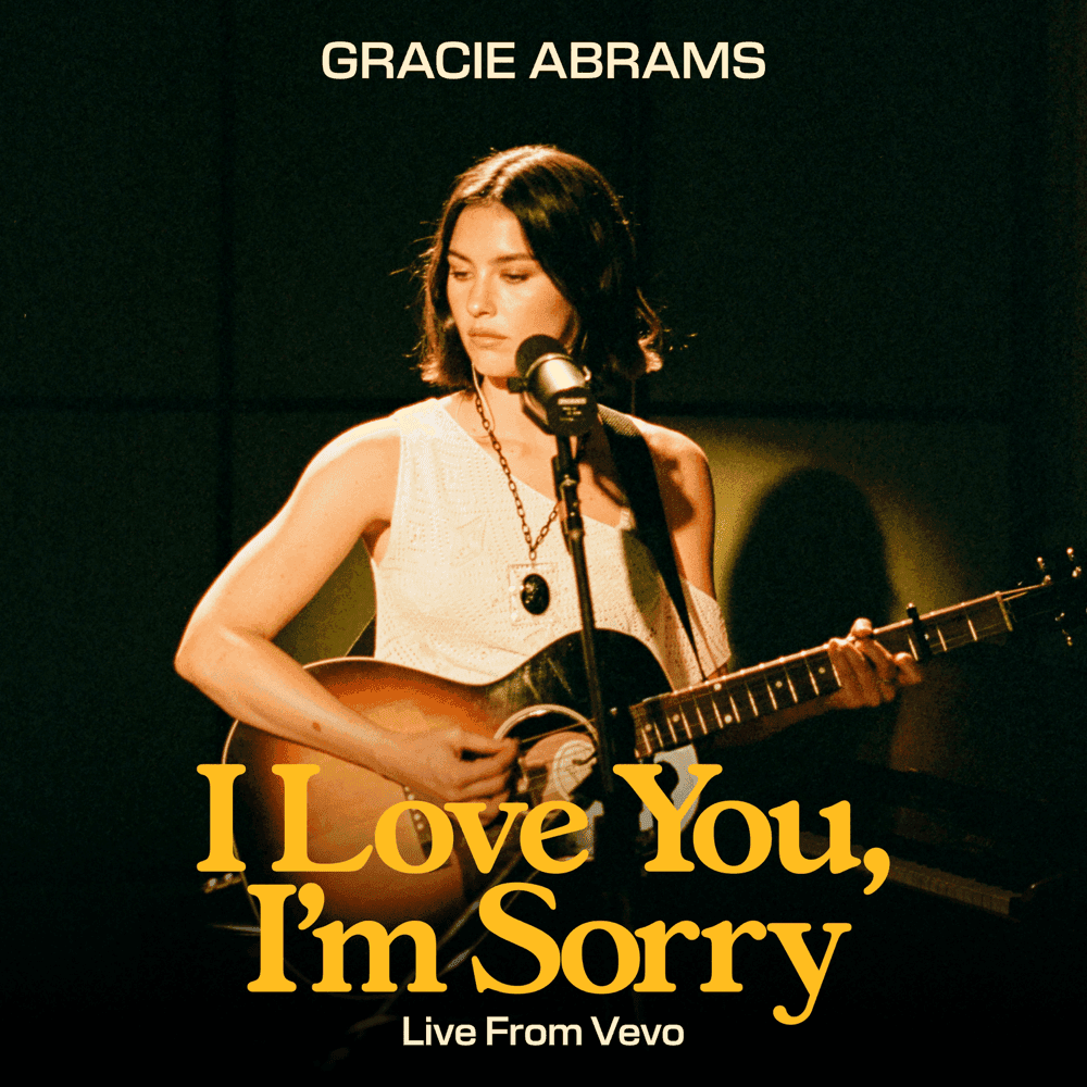 Album cover art for "I Love You, I'm Sorry (Live From Vevo)" by Gracie Abrams