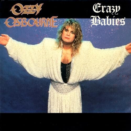 Album cover art for "Crazy Babies" by Ozzy Osbourne