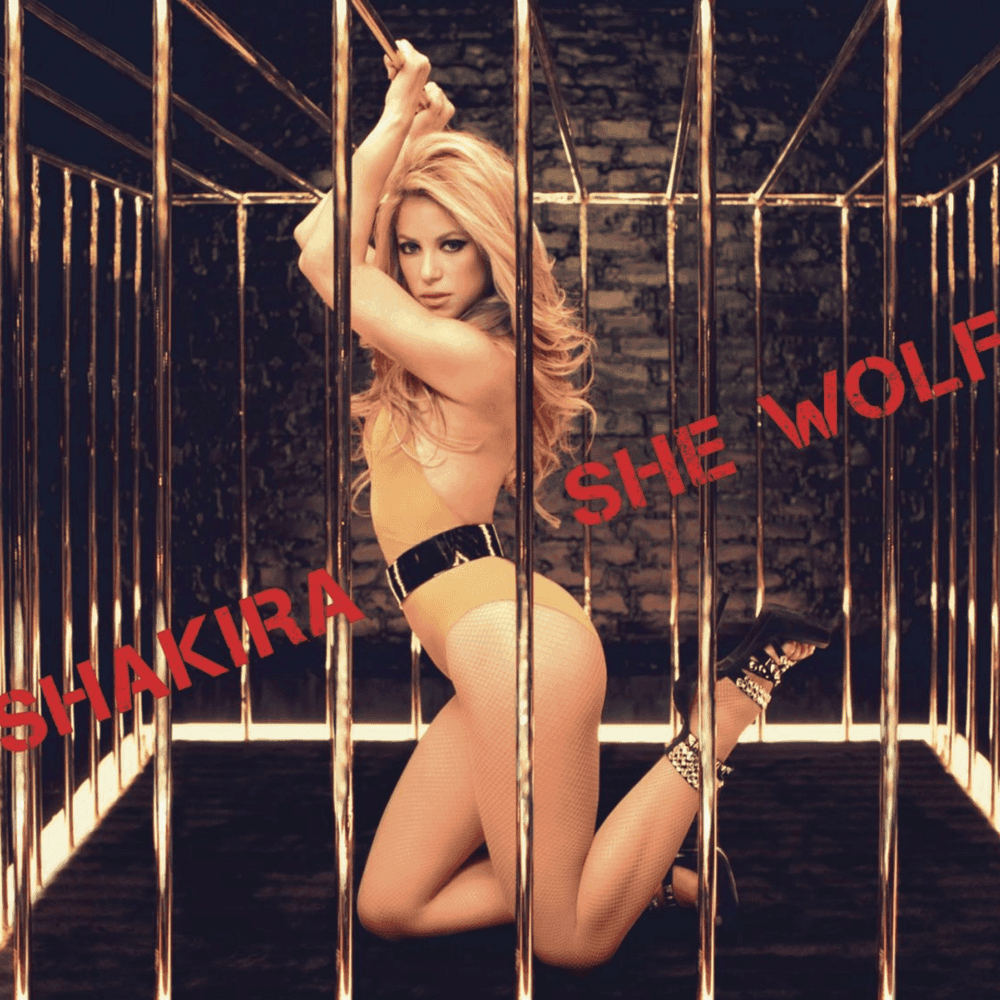 Album cover art for "She Wolf" by Shakira