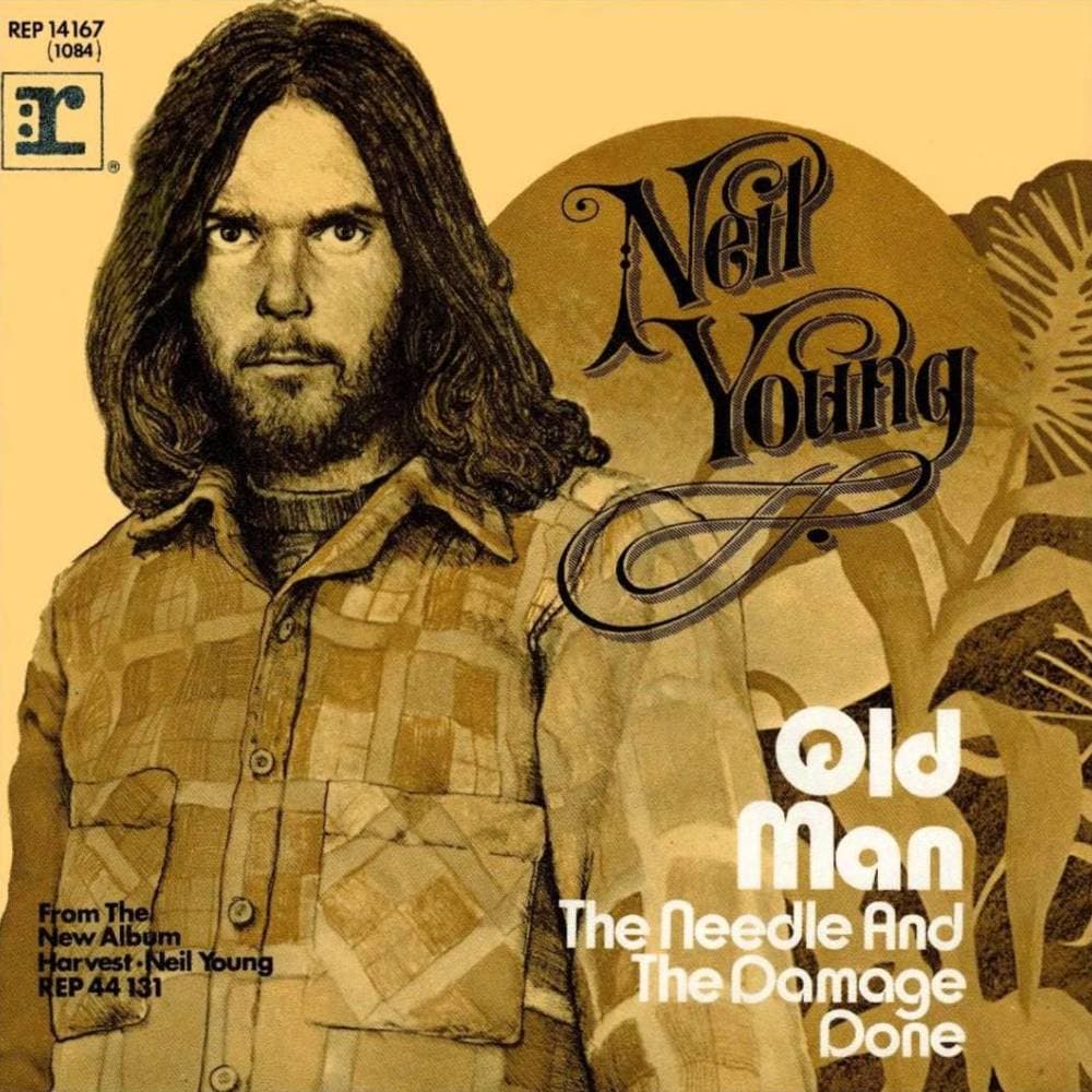 Album cover art for "Old Man" by Neil Young