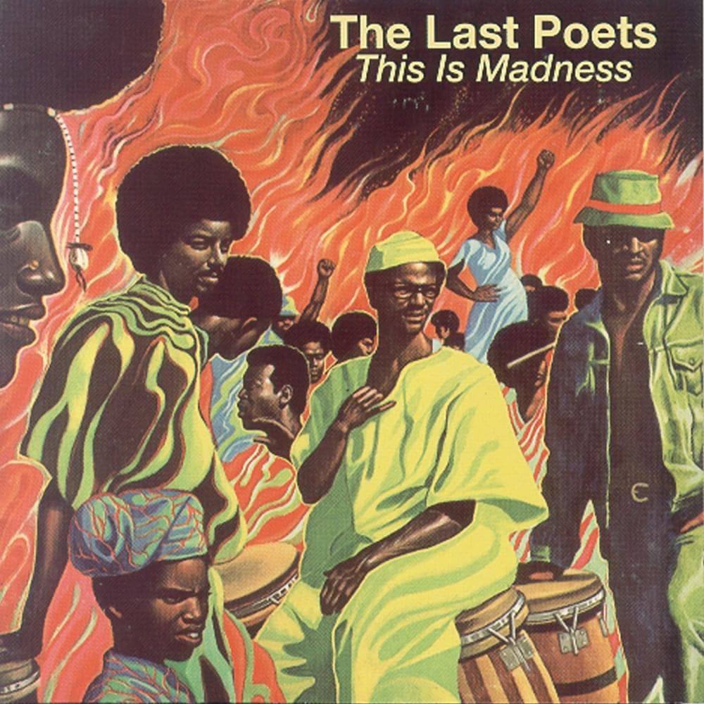 Album cover art for "Time" by The Last Poets