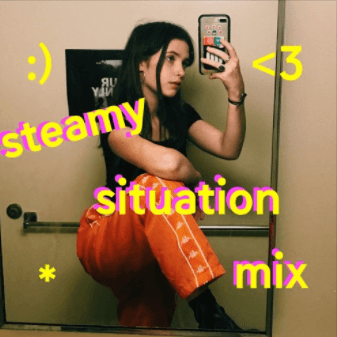 Album cover art for "Steamy Situation Mix" by Clairo