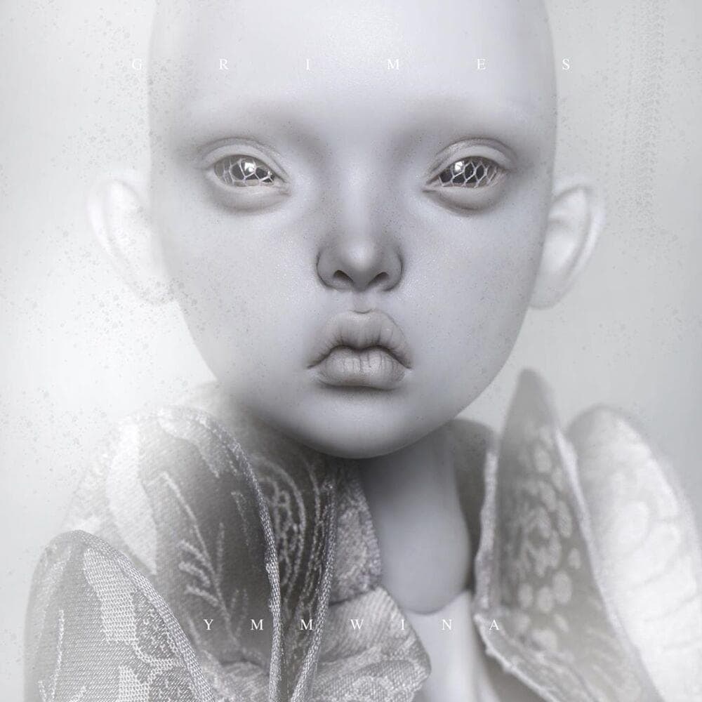 Album cover art for "You'll miss me when I'm not around" by Grimes