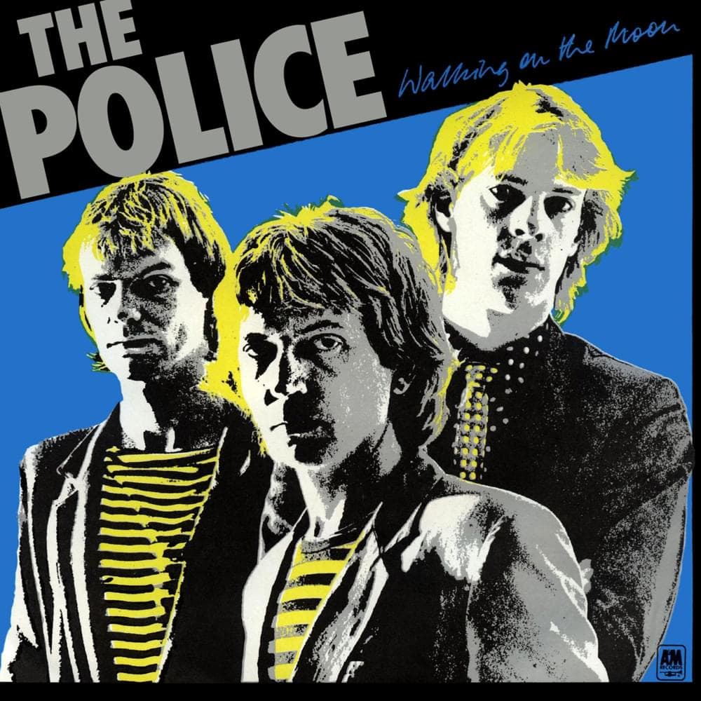 Album cover art for "Walking on the Moon" by The Police