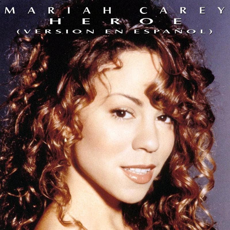 Album cover art for "Héroe" by Mariah Carey