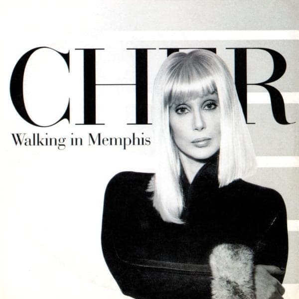 Album cover art for "Walking in Memphis" by Cher