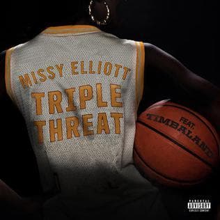 Album cover art for "Triple Threat" by Missy Elliott & Timbaland