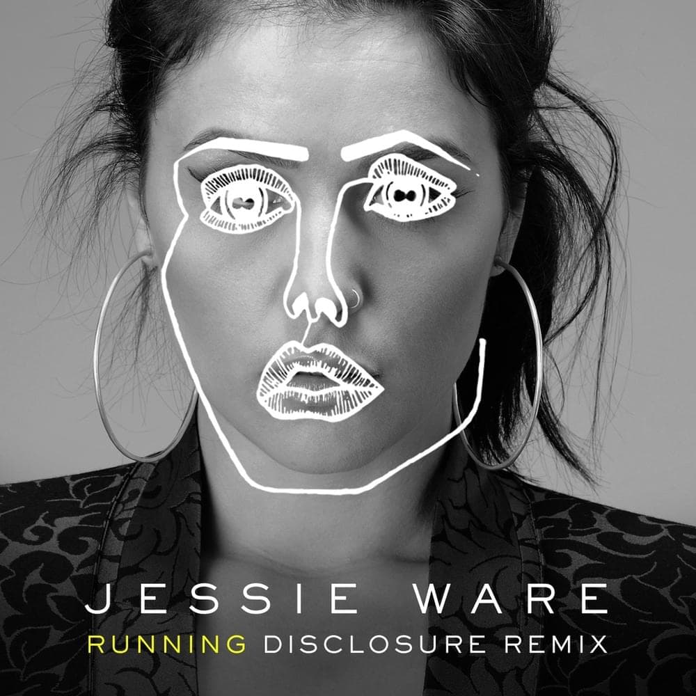 Album cover art for "Running (Disclosure Remix)" by Jessie Ware