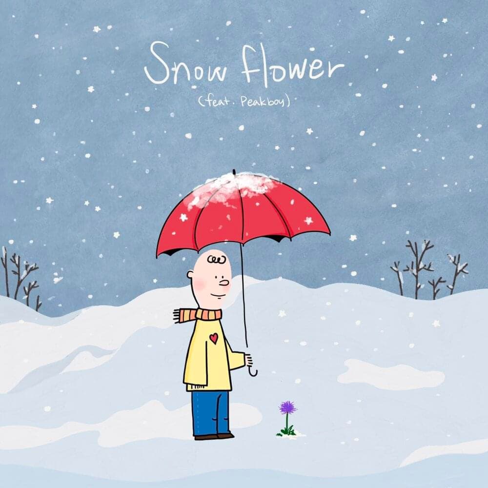 Album cover art for "Snow Flower" by BTS & Peakboy (픽보이)