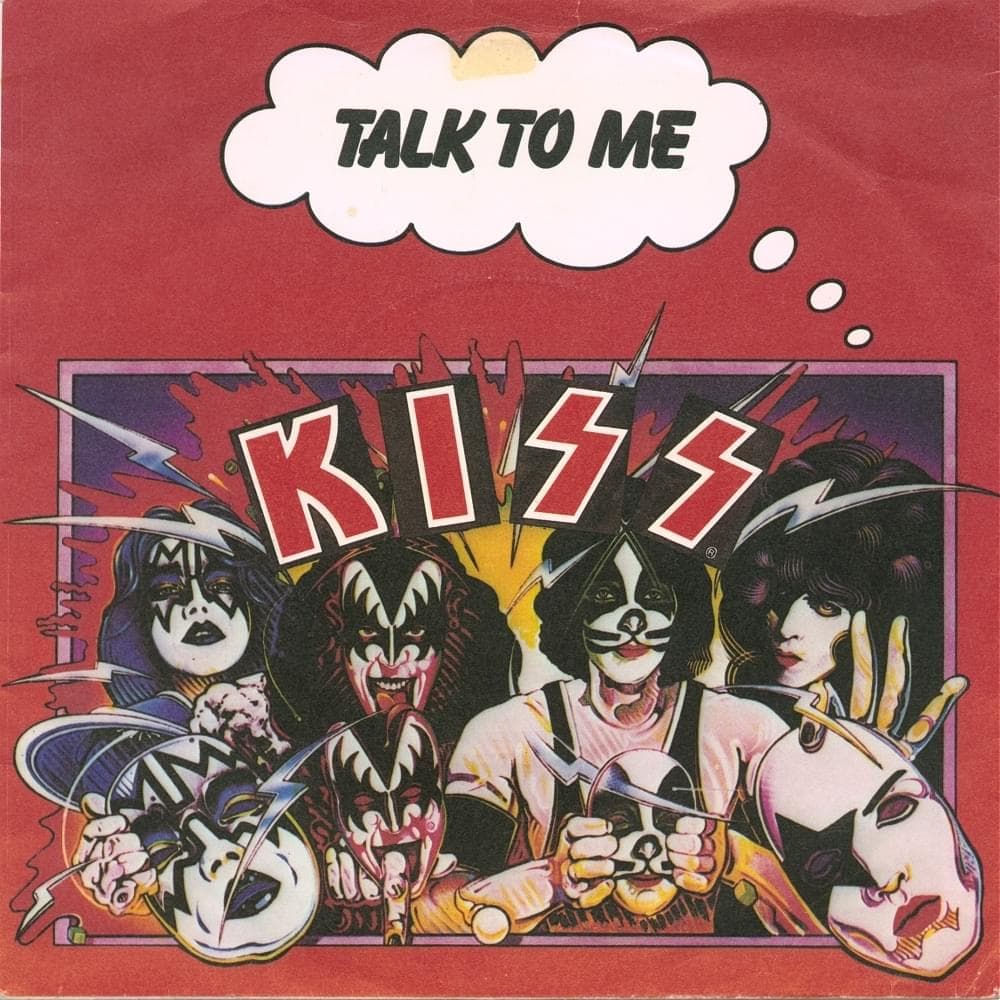 Album cover art for "Talk to Me" by KISS