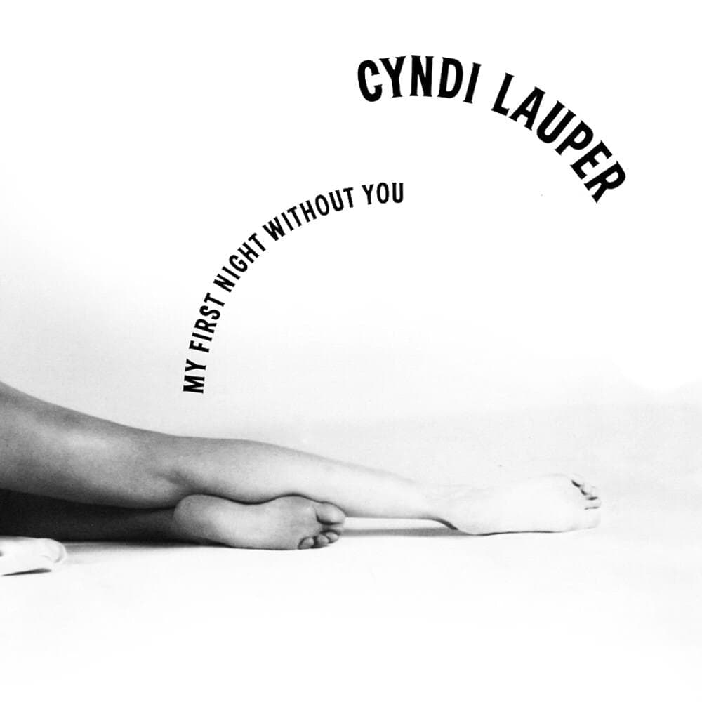 Album cover art for "My First Night Without You" by Cyndi Lauper