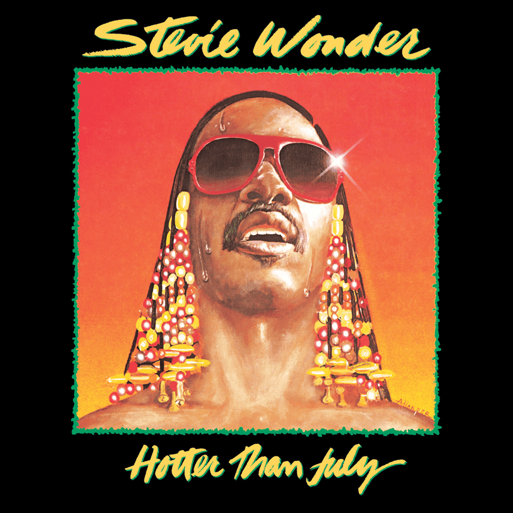 Album cover art for "Rocket Love" by Stevie Wonder
